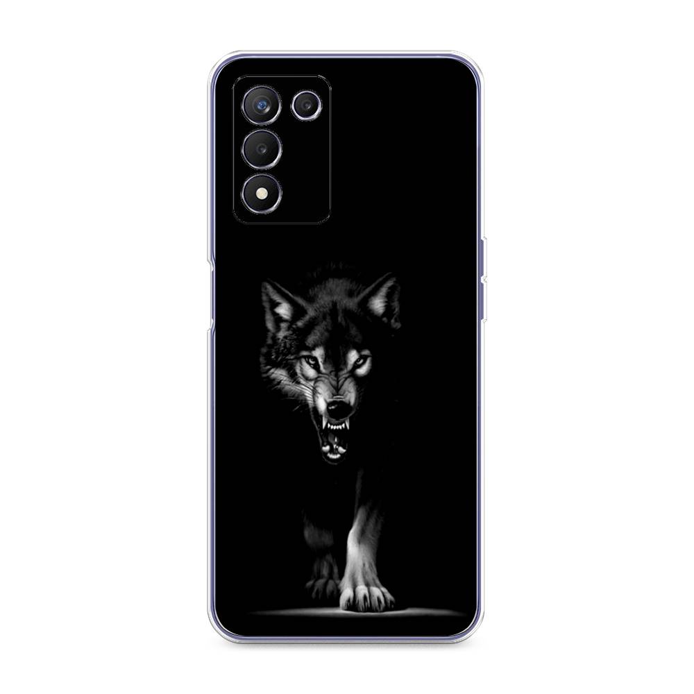

Чехол Awog на Realme Q3s "Волк выходит из ночи", Разноцветный, 257950-1