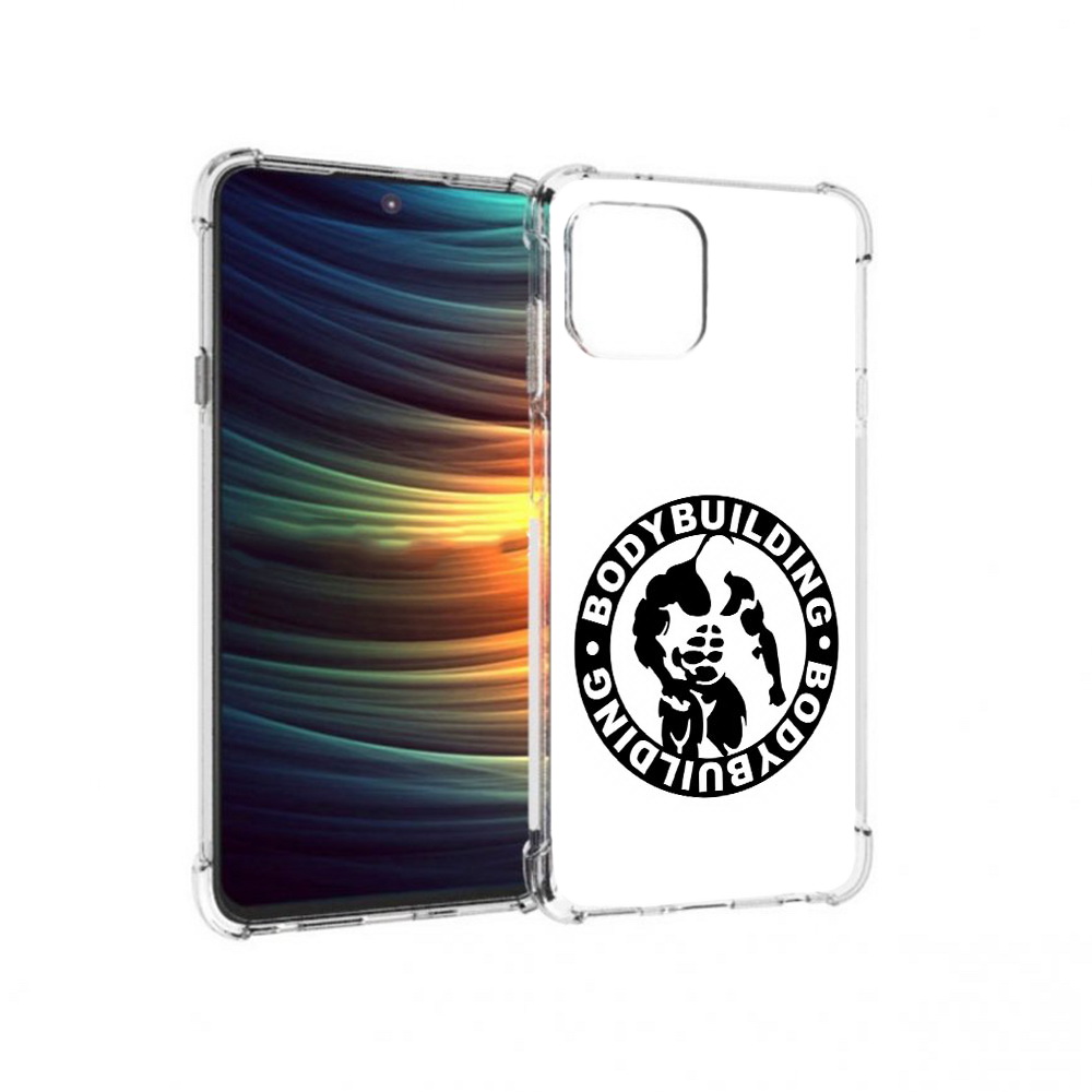

Чехол MyPads Tocco для Motorola 20 Lite бодибилдинг (PT227073.348.240), Прозрачный, Tocco