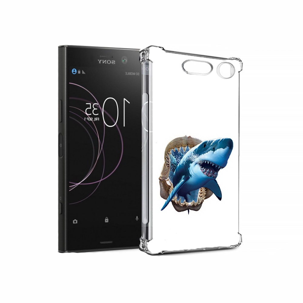 

Чехол MyPads Tocco для Sony Xperia XZ1 челюсти (PT77229.221.675), Прозрачный, Tocco