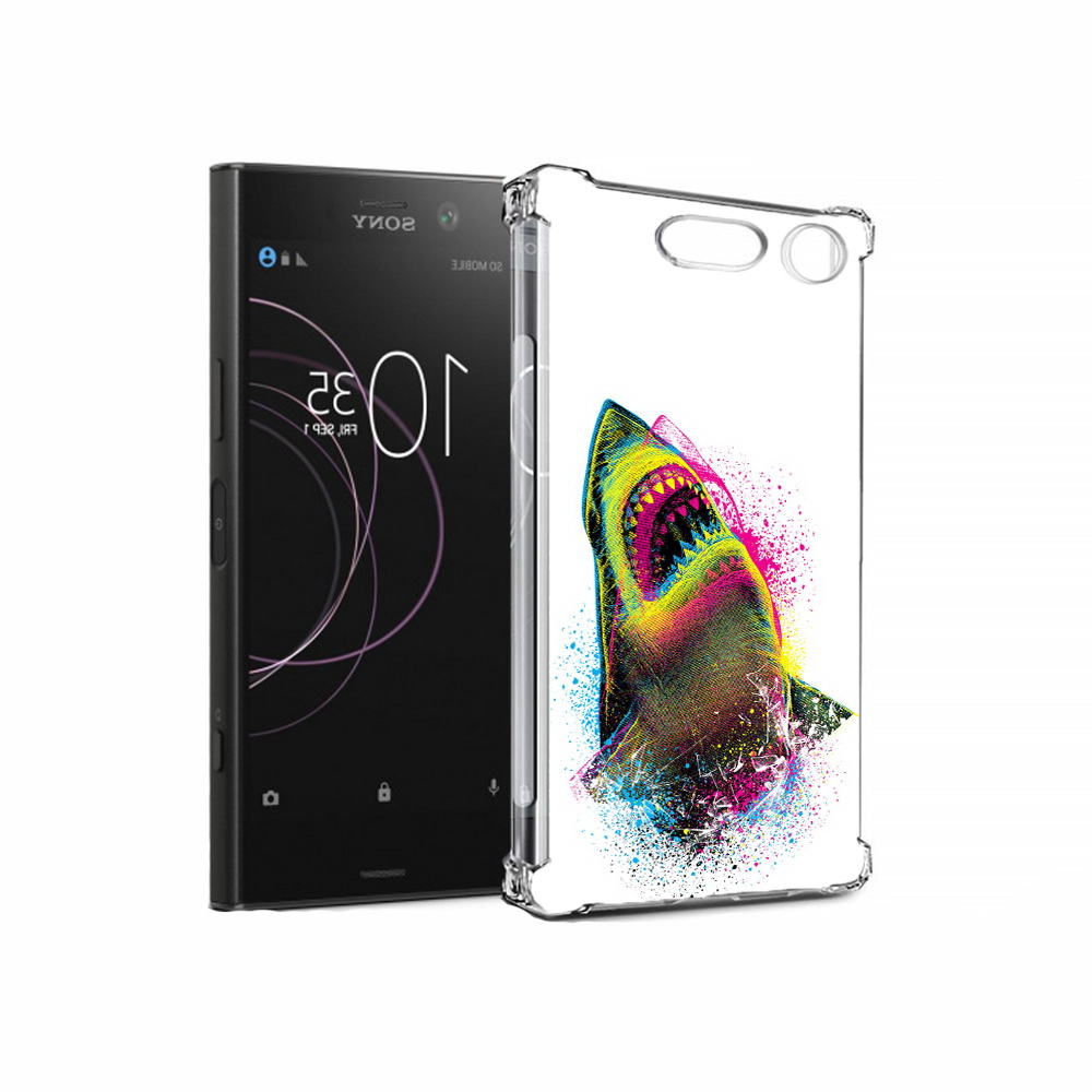 

Чехол MyPads Tocco для Sony Xperia XZ1 челюсти-2 (PT77229.221.674), Прозрачный, Tocco