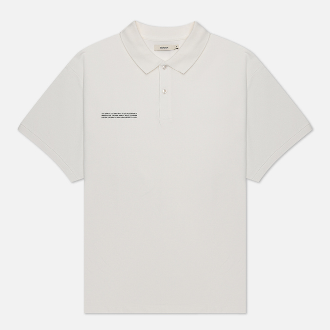 

Мужское поло PANGAIA Organic Cotton Pique белый, Размер L, Organic Cotton Pique