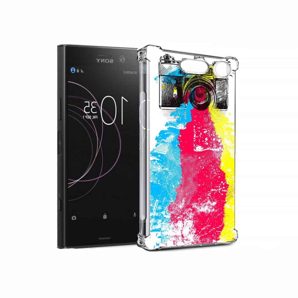 фото Чехол mypads tocco для sony xperia xz1 цветной фотоаппарат (pt77229.221.668)