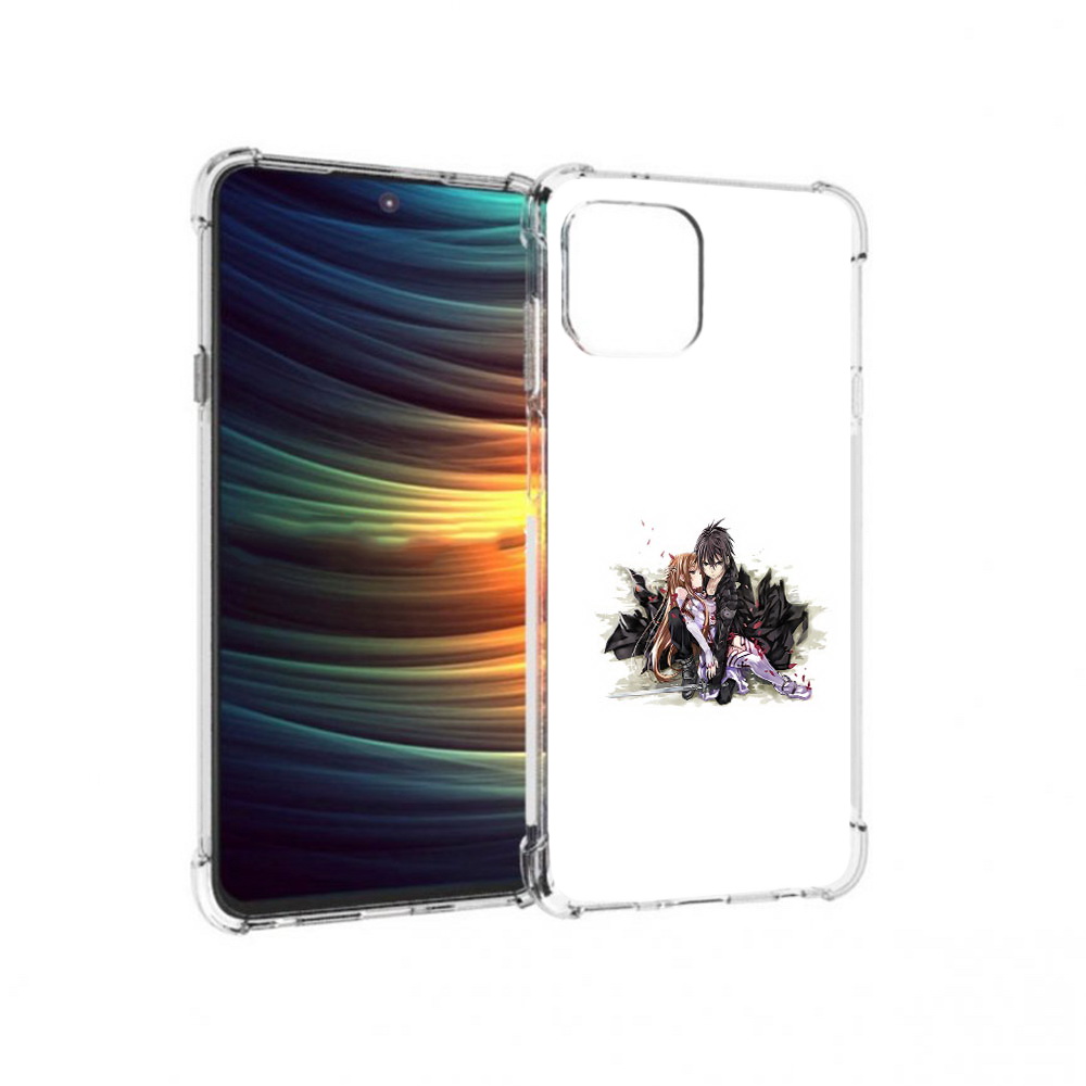 

Чехол MyPads Tocco для Motorola 20 Lite аниме асуна (PT227073.348.222), Прозрачный, Tocco