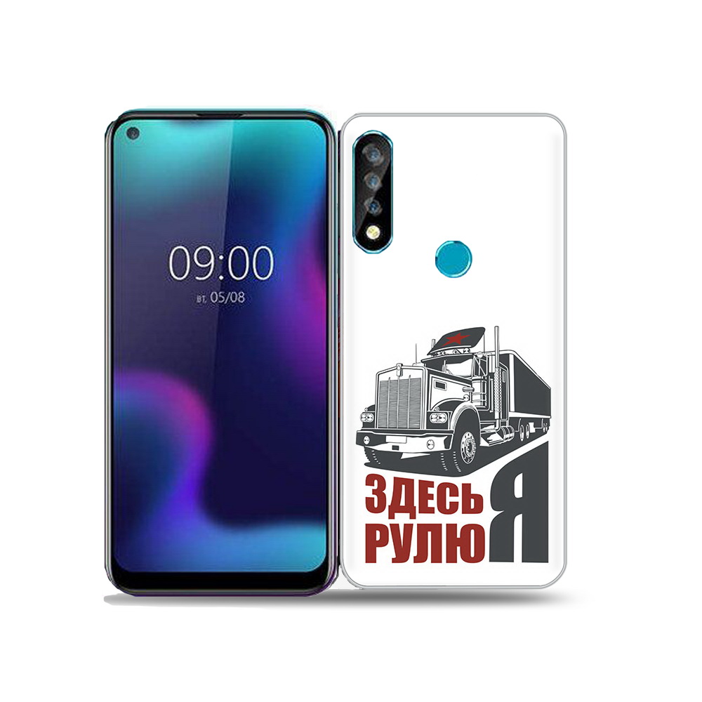 

Чехол MyPads Tocco для BQ 6424L здесь я рулю, Прозрачный, Tocco