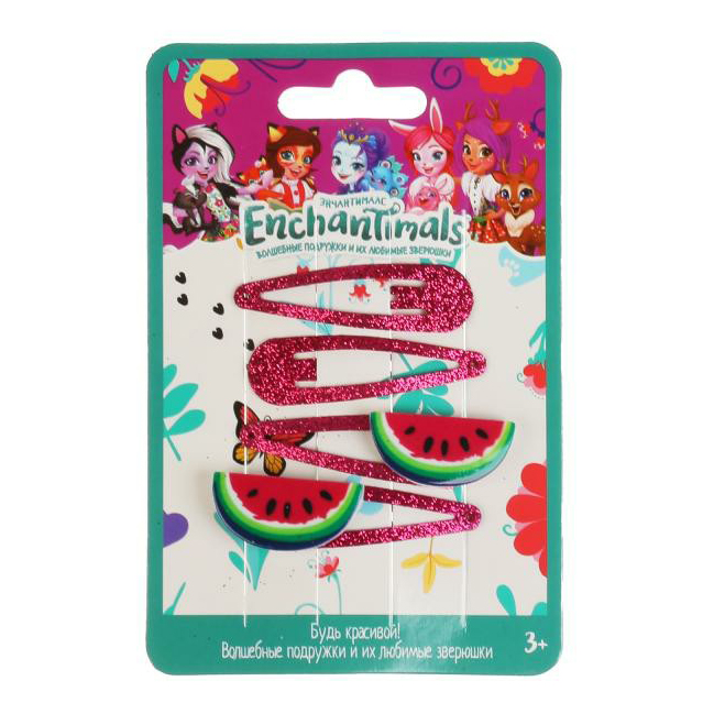 

Заколки детские Милая леди Enchantimals 4 шт