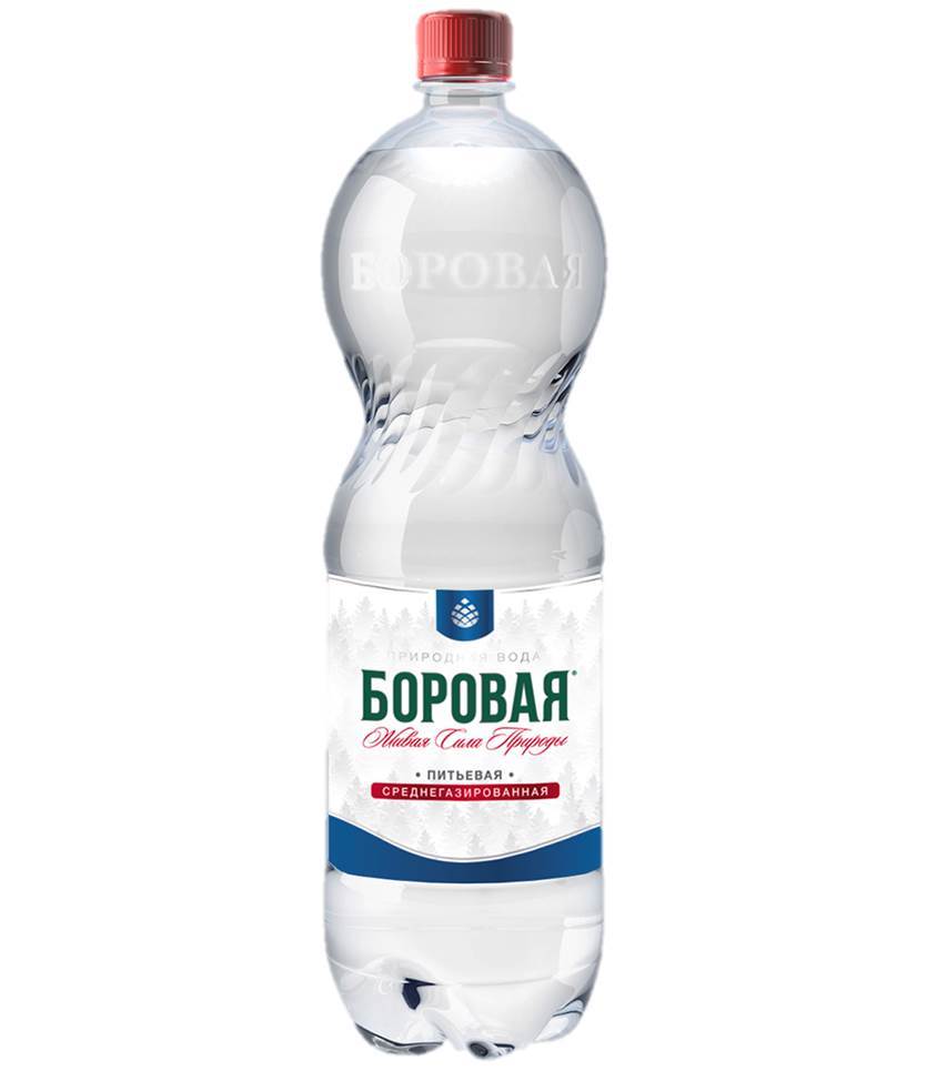 Вода питьевая Боровая газированная, 1,5 л