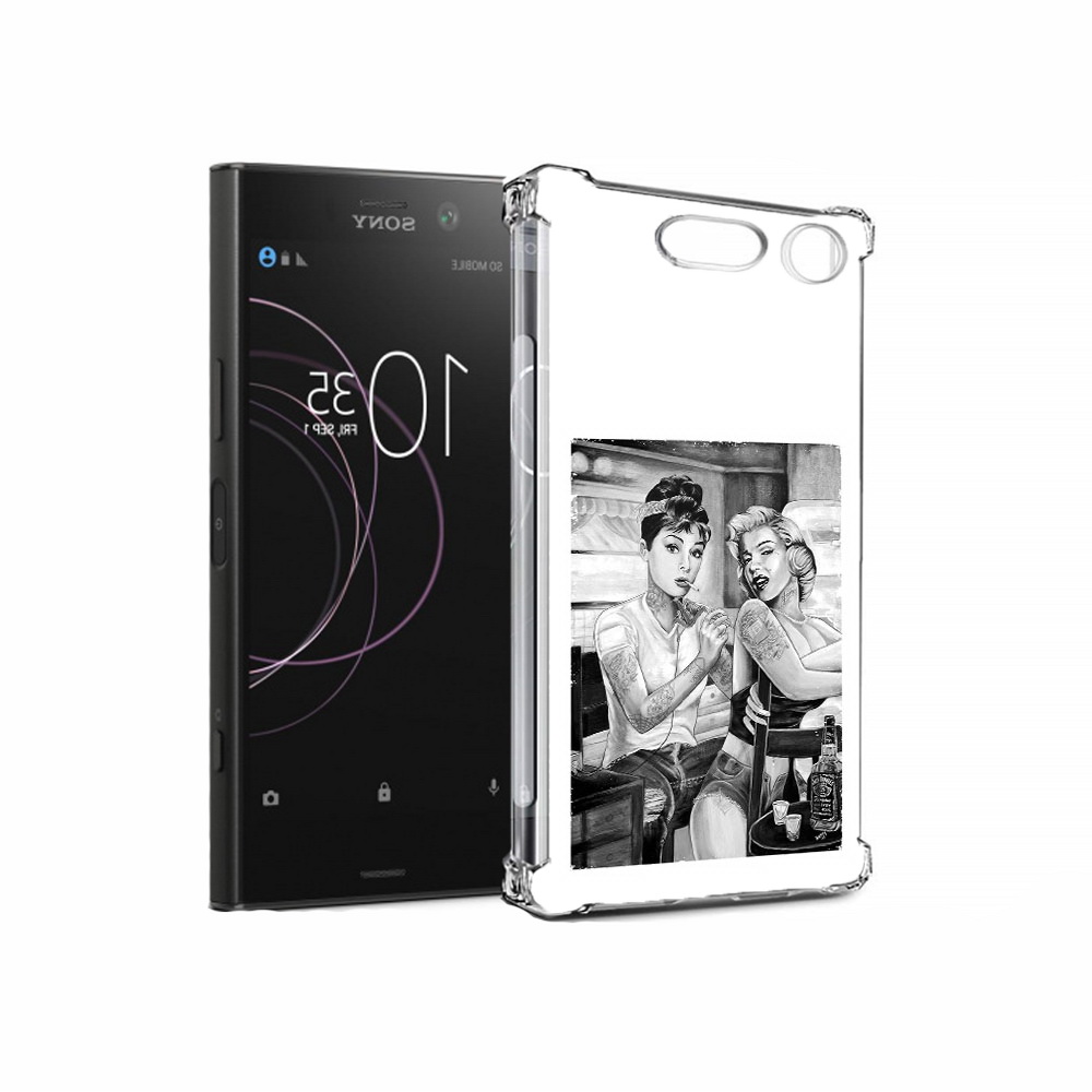

Чехол MyPads Tocco для Sony Xperia XZ1 тату мастер (PT77229.221.637), Прозрачный, Tocco