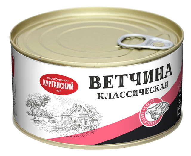 Ветчина Курганский мясокомбинат классическая, 325 г