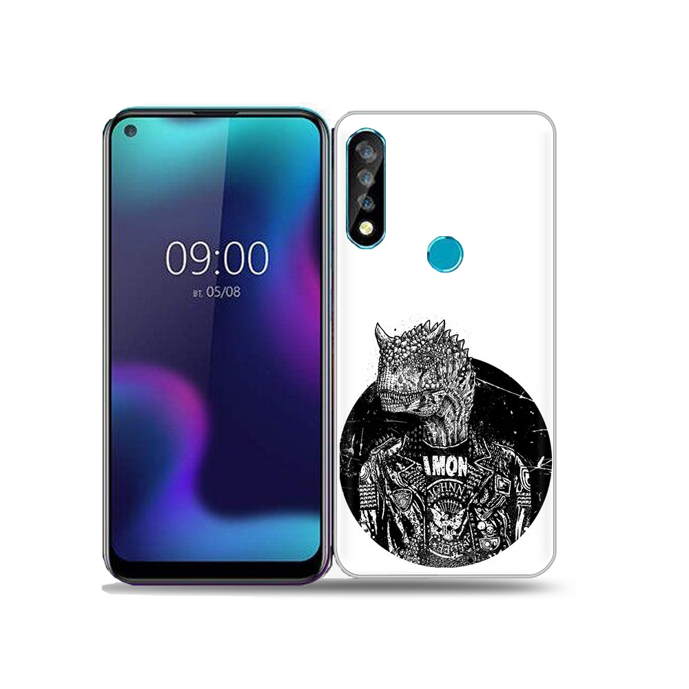 

Чехол MyPads Tocco для BQ 6424L динозавр в куртке, Прозрачный, Tocco