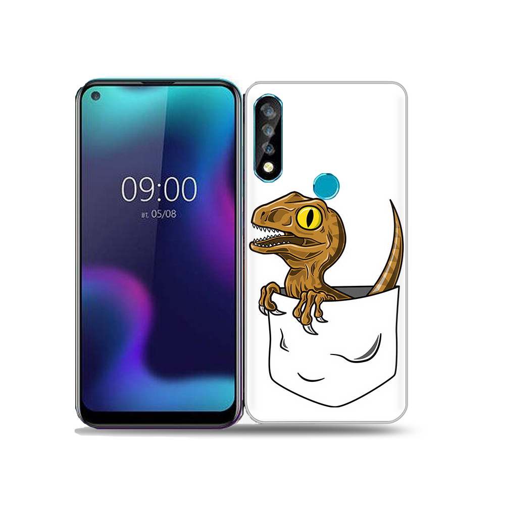 

Чехол MyPads Tocco для BQ 6424L динозавр в кармане, Прозрачный, Tocco