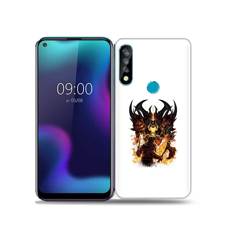 

Чехол MyPads Tocco для BQ 6424L демон shadow fiend, Прозрачный, Tocco