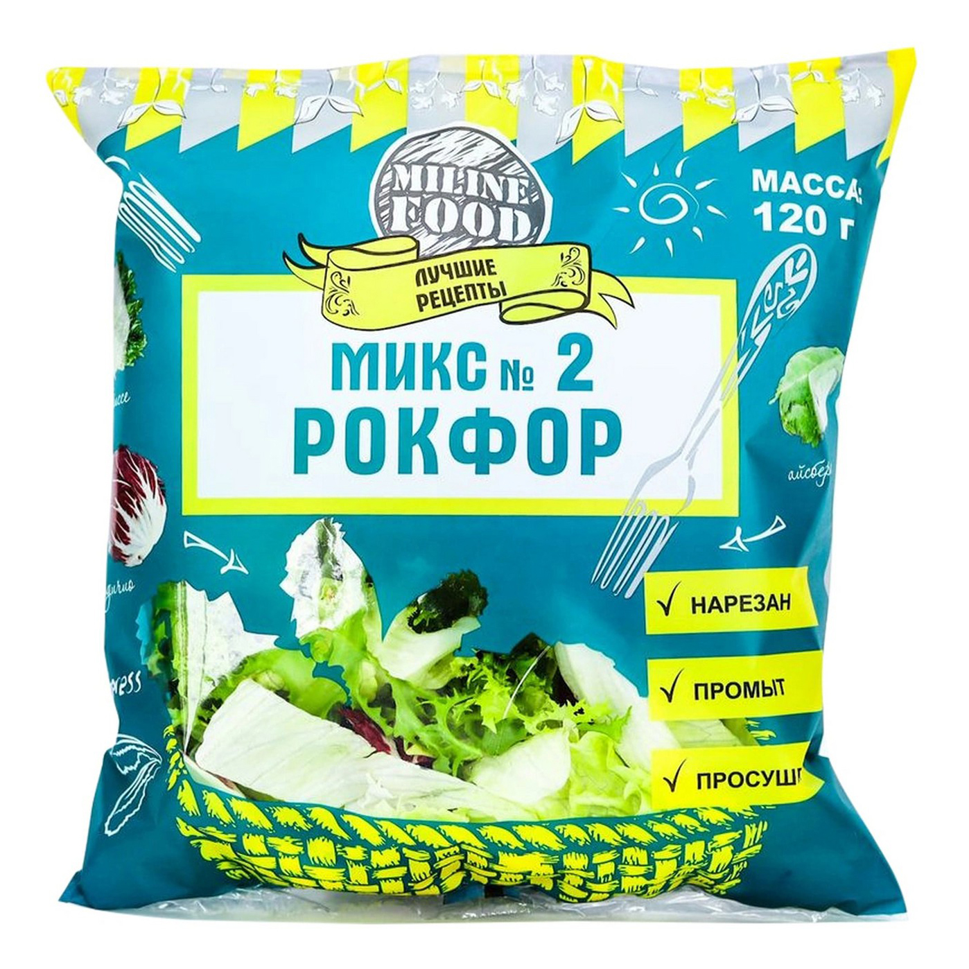 

Салатная смесь Miline Food Рокфор 120 г
