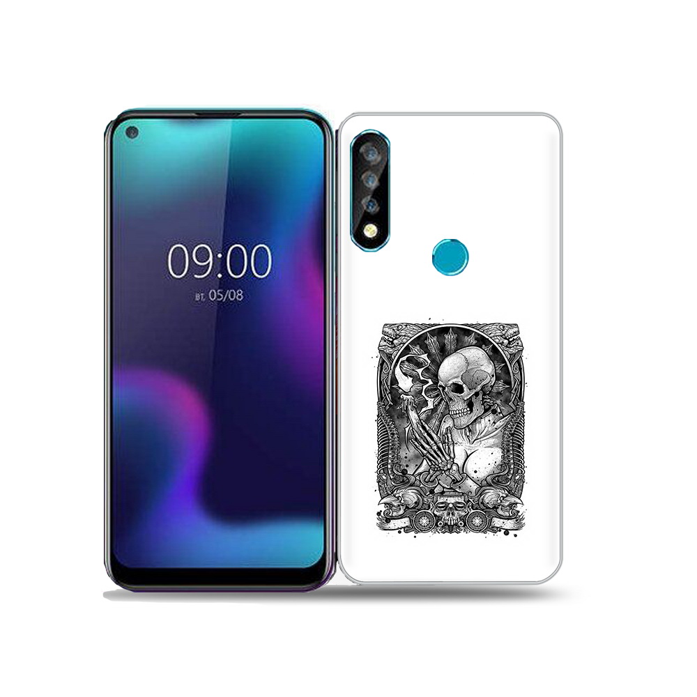 

Чехол MyPads Tocco для BQ 6424L девушка скелет, Прозрачный, Tocco