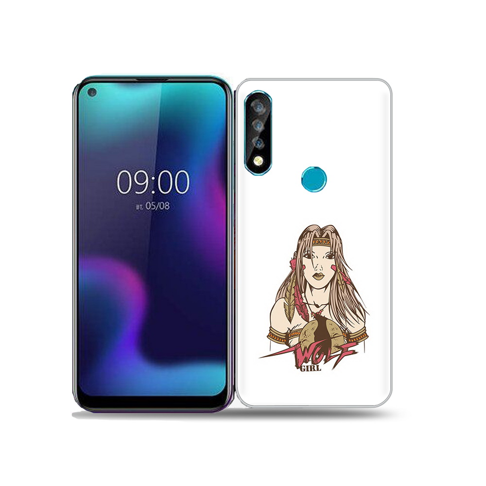 

Чехол MyPads Tocco для BQ 6424L девушка волк, Прозрачный, Tocco