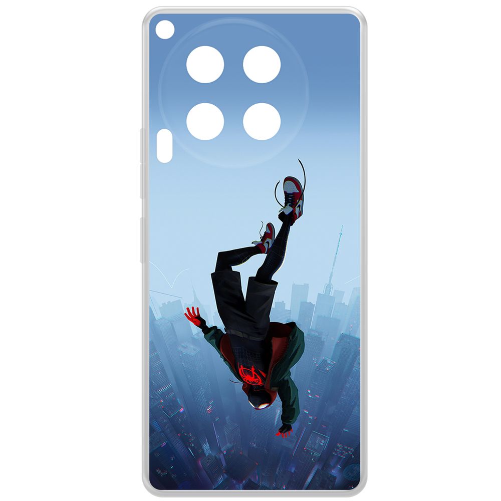 

Чехол-накладка Krutoff Clear Case Человек-Паук. Майлз Моралес для TECNO Camon 30, Прозрачный