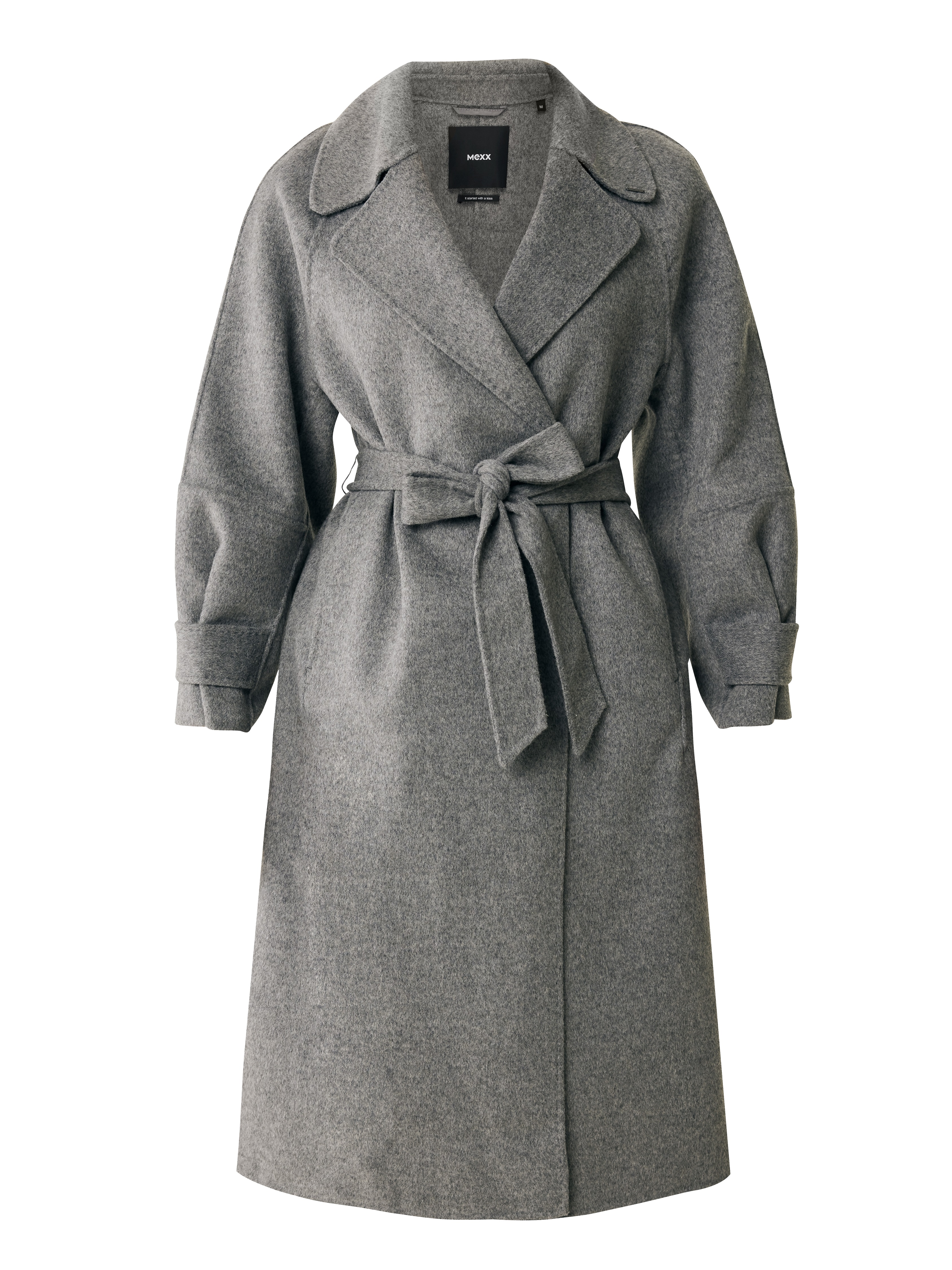 Пальто женское MEXX MF006804643W-01 серое M 27990₽