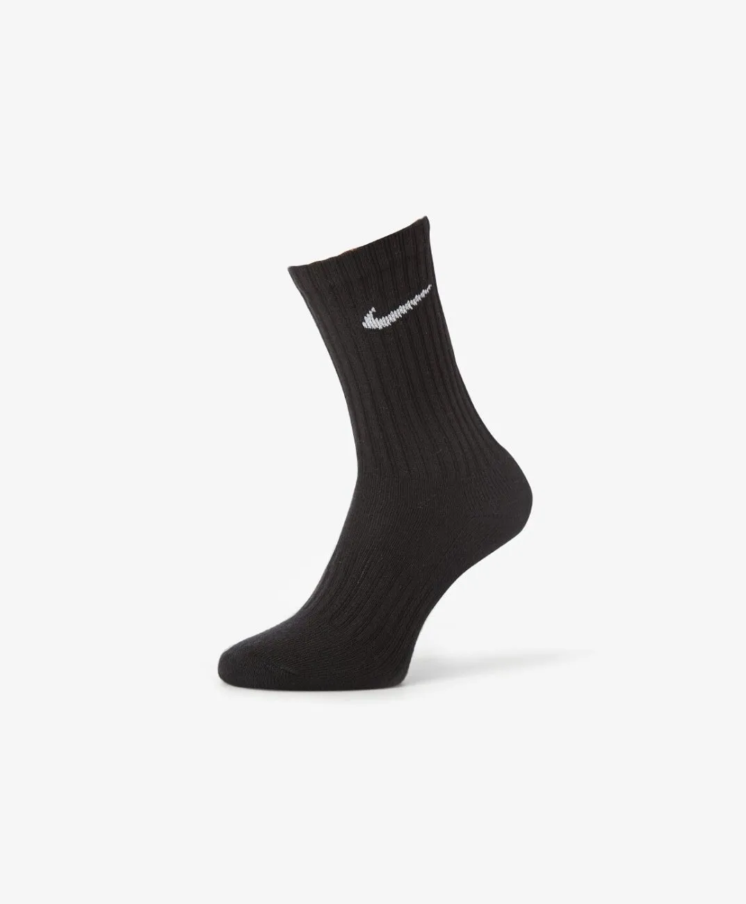 Комплект носков унисекс Nike Value Cotton Crew черных S черный