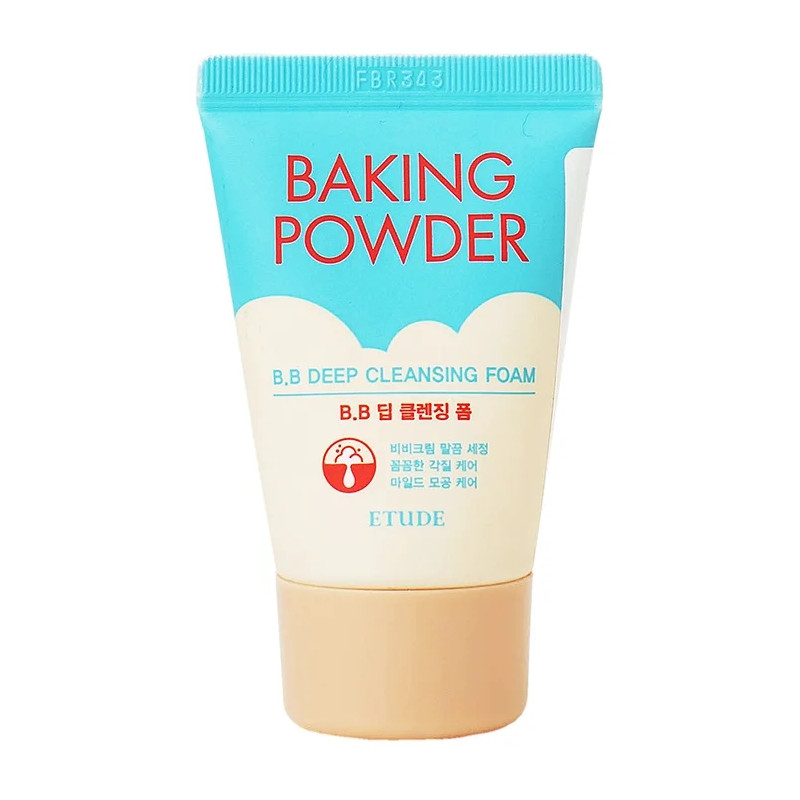 Пенка Etude Baking Powder BB Deep Foam 21AD 30г 100g 250g rust cleaning powder household kitchen grease away powder grill stovetop degreasing cleaner multi purpose foam powder