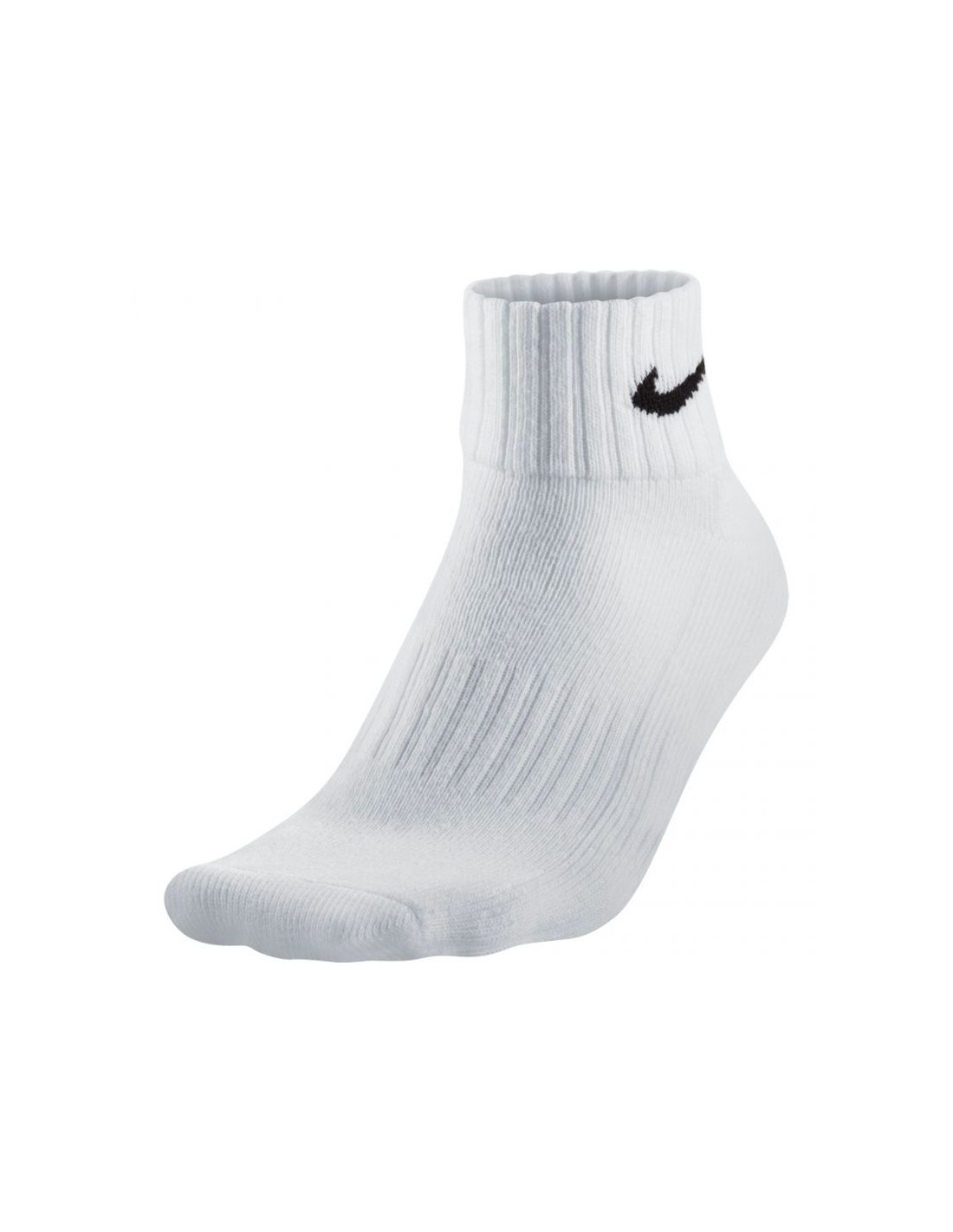 Комплект носков унисекс Nike Value Cotton Quarter белых S 2790₽