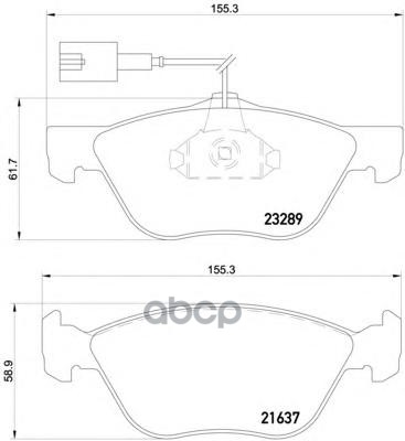 

Колодки тормозные дисковые передн ALFA ROMEO: 145 95-01, 146 95-01, 147 01-, 155 92-97, 15