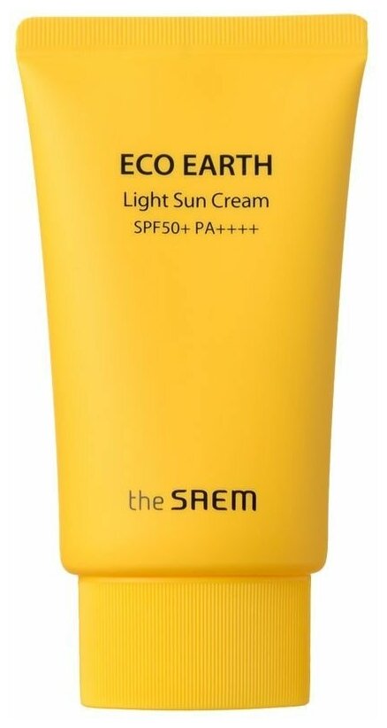 Солнцезащитный крем THE SAEM Eco Earth Light Sun Cream SPF 50+ PA++++ 50g