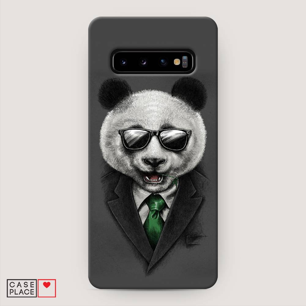 

Пластиковый чехол "Деловая панда" на Samsung Galaxy S10 +, 27120-7