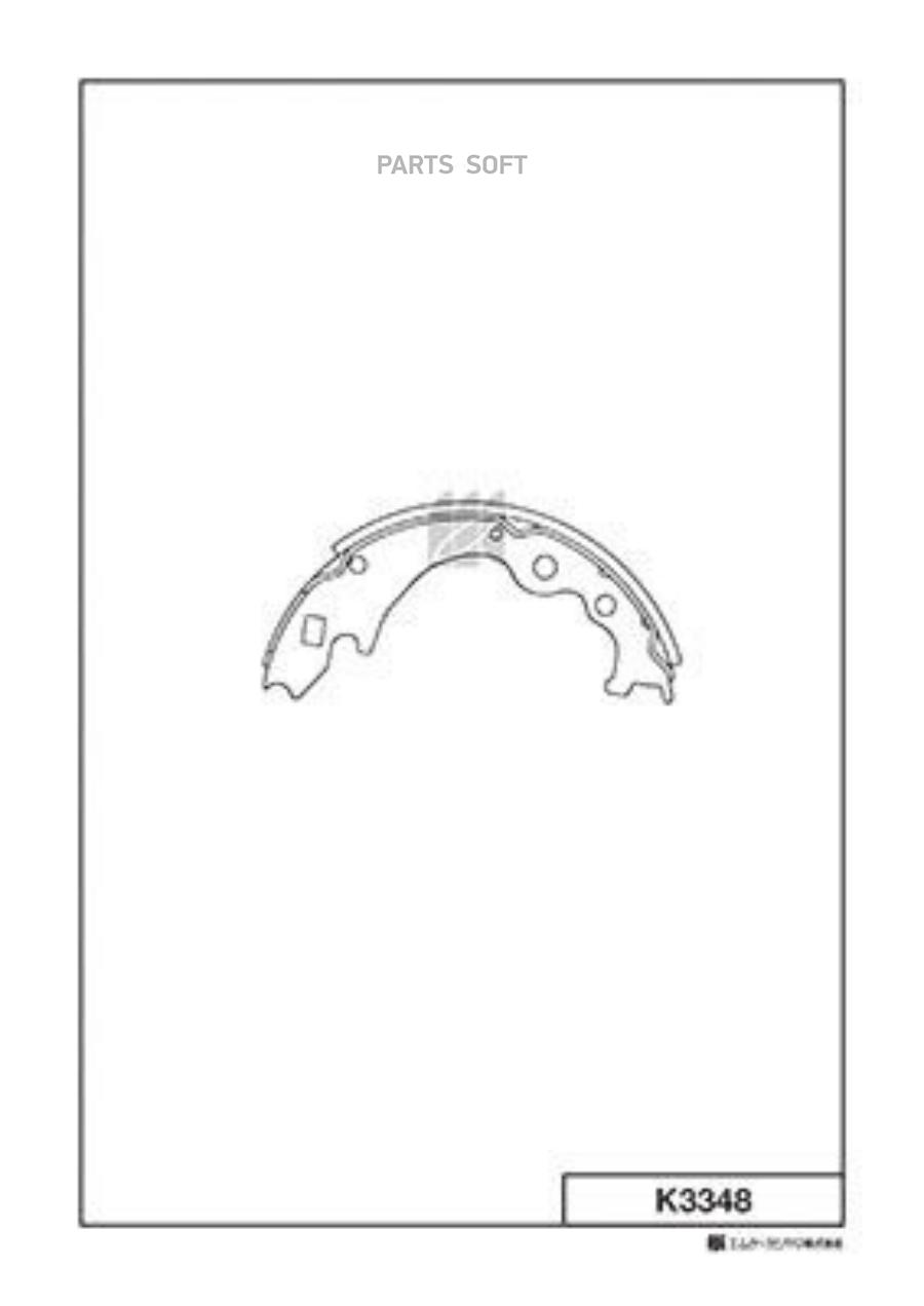 

Тормозные колодки Kashiyama барабанные задние K3348