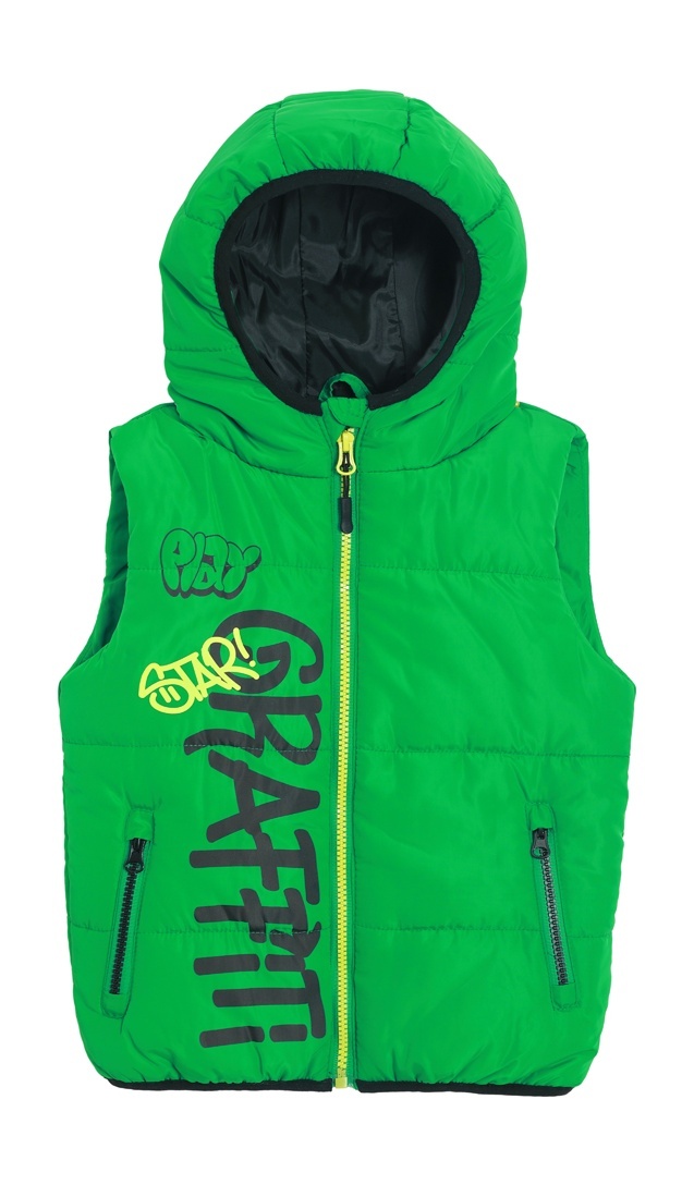 

Жилет детский Kari Kids AW24C273, зеленый, 92, 230638