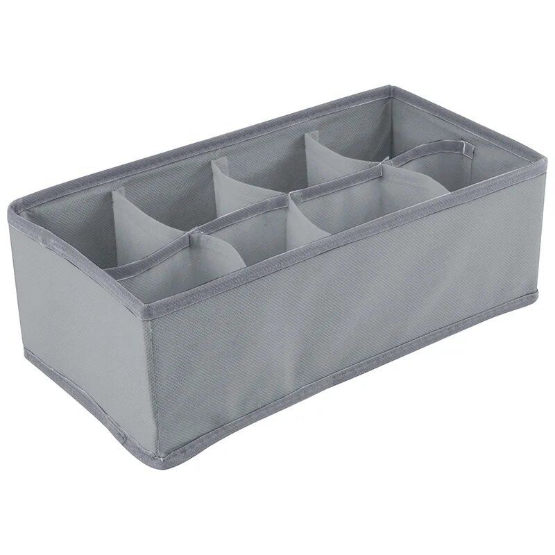 

Коробка для хранения Рыжий кот 8 ячеек, 45x12x2 см, спанбонд, нетканка, серая