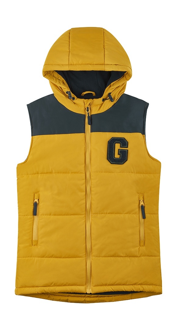 

Жилет детский Kari AW24C1119, темно-желтый, 128, 232763