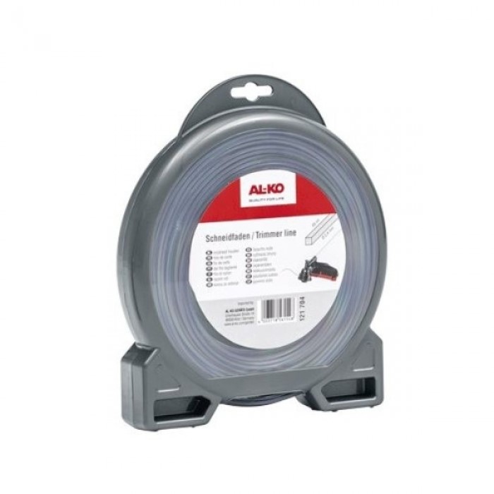 

Леска для триммера прямая квадрат 4 мм AL-KO 113504 25 м, 25м х 4мм