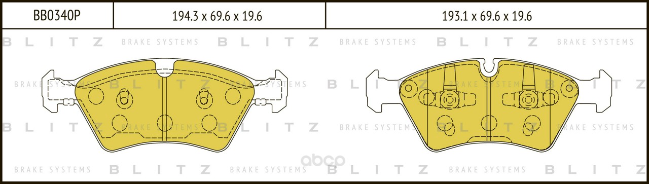 

Колодки тормозные дисковые MERCEDES W164/W251 07/05->