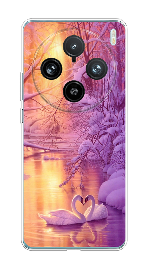 

Чехол на Vivo X100 Pro "Зима 1", Фиолетовый;желтый, 2611850-1