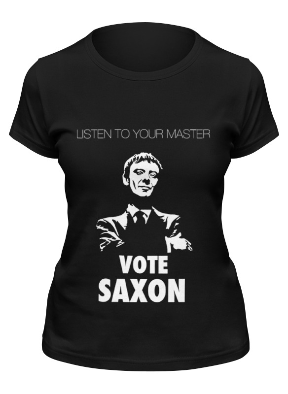 

Футболка женская Printio Vote saxon (doctor who) черная XL, Черный, Vote saxon (doctor who)