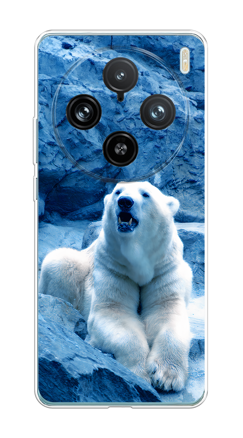 

Чехол на Vivo X100 Pro "Белый медведь", Голубой;белый, 2611850-1