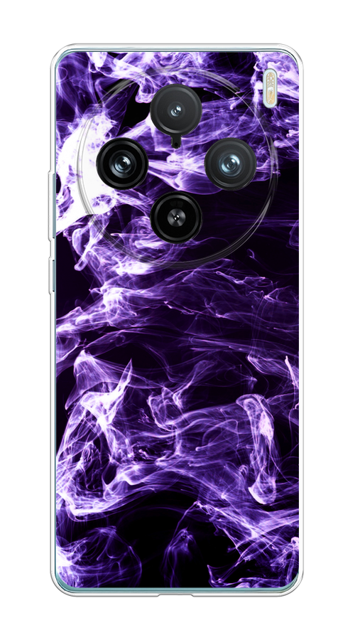 

Чехол на Vivo X100 Pro "Фиолетовый дым", Фиолетовый;белый;черный, 2611850-1