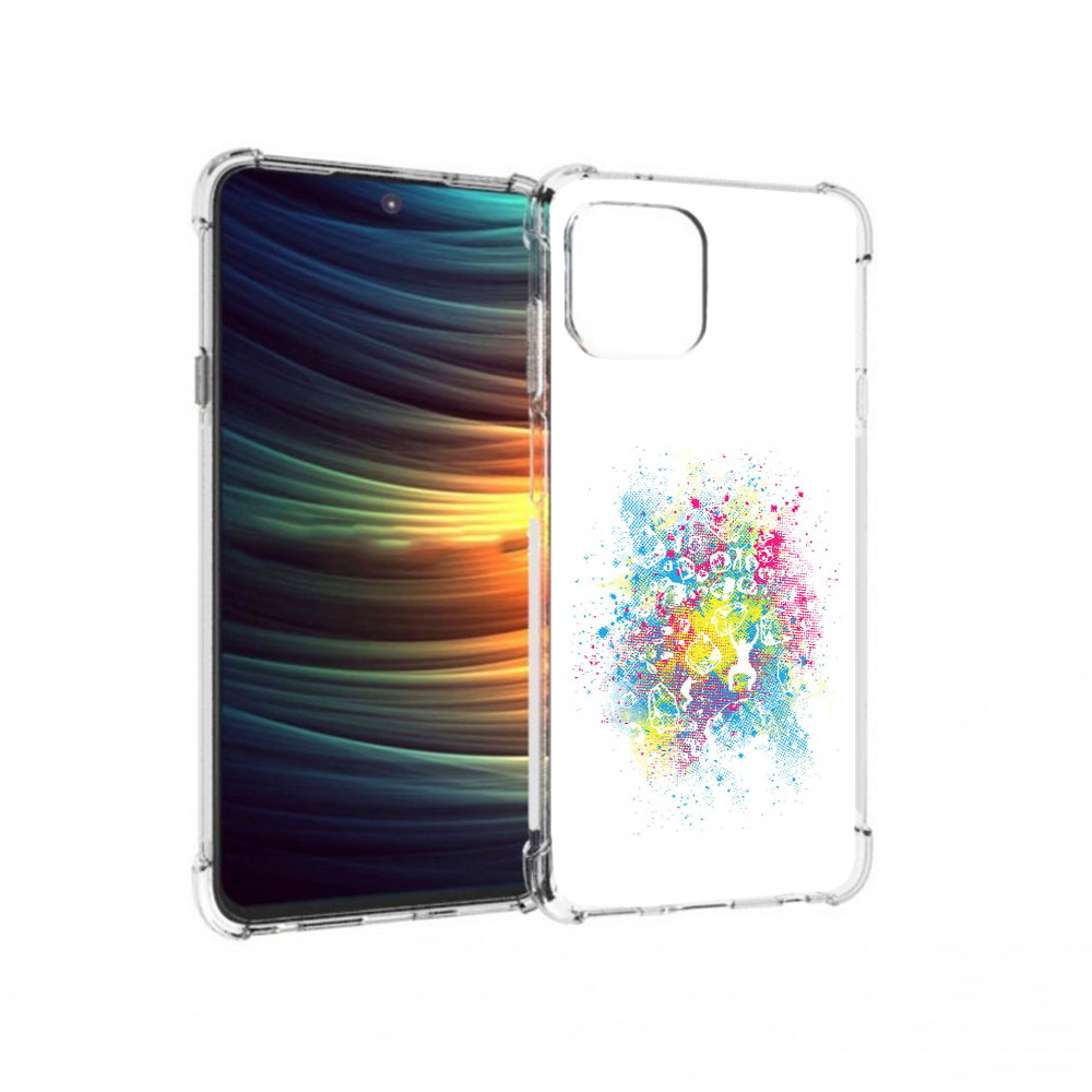 

Чехол MyPads Tocco для Motorola 20 Lite акварель абстракция (PT227073.348.214), Прозрачный, Tocco