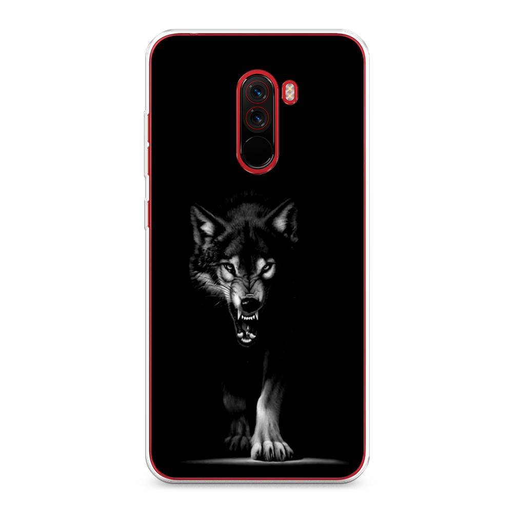 

Чехол Awog на Xiaomi Pocophone F1 "Волк выходит из ночи", Разноцветный, 34450-1