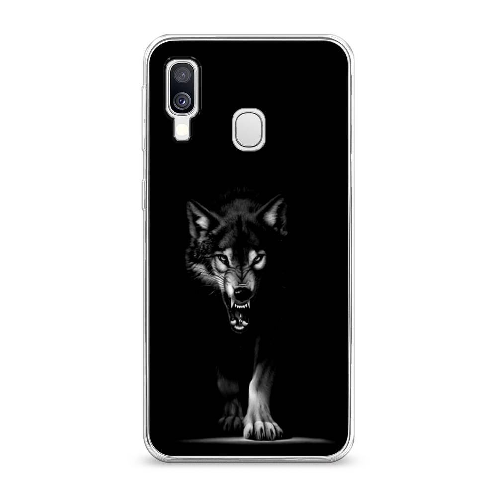 

Чехол Awog на Samsung Galaxy A40 "Волк выходит из ночи", Разноцветный, 28050-1