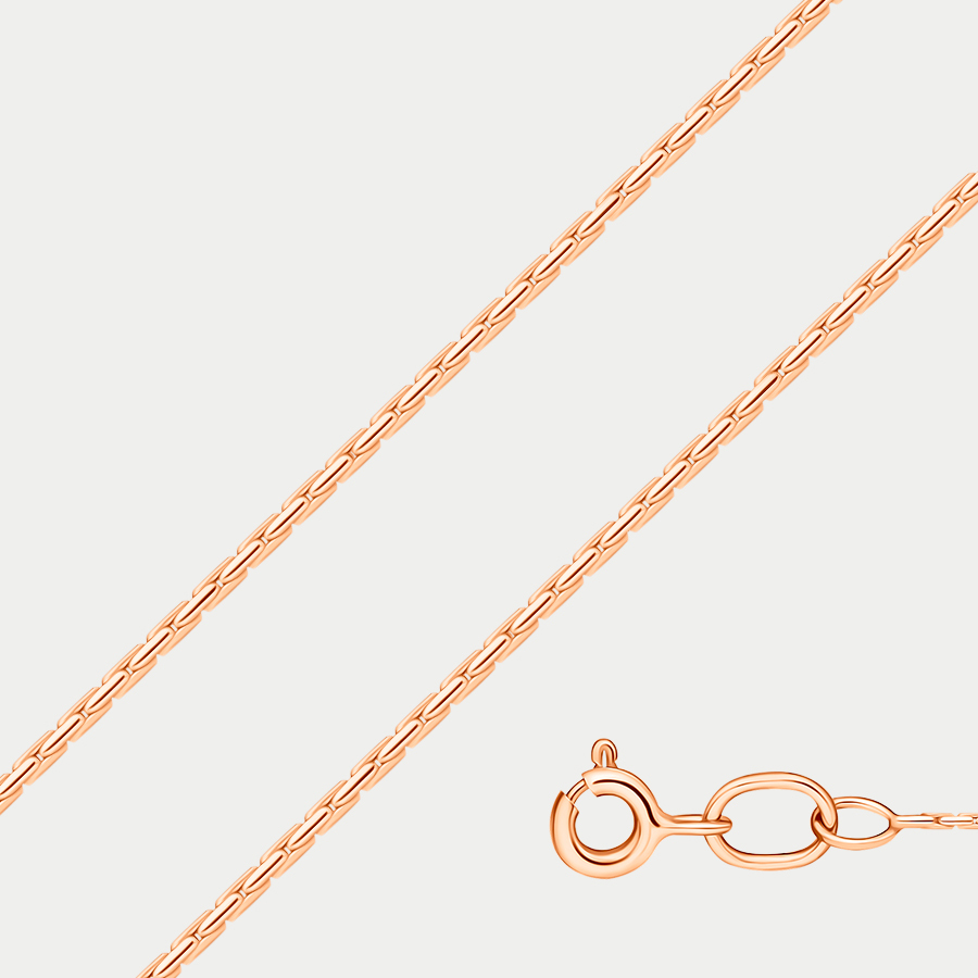 

Цепочка из золота 40 см GOLD CENTER 8035203-40, Розовый, 8035203-40