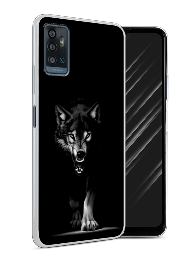 

Чехол Awog на ZTE Blade A71 / ЗТЕ Блэйд A71 "Волк выходит из ночи", Разноцветный, 134450-1