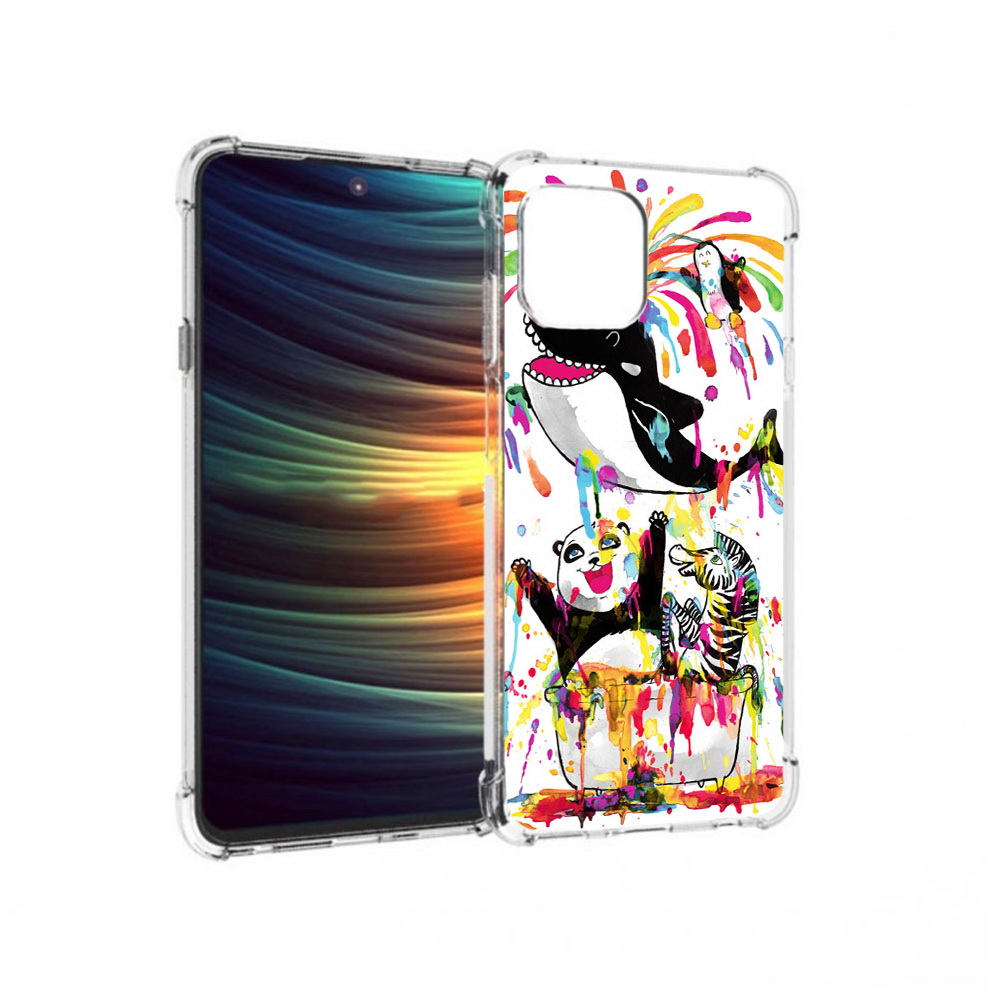 

Чехол MyPads Tocco для Motorola 20 Lite Хиппи кит (PT227073.348.191), Прозрачный, Tocco