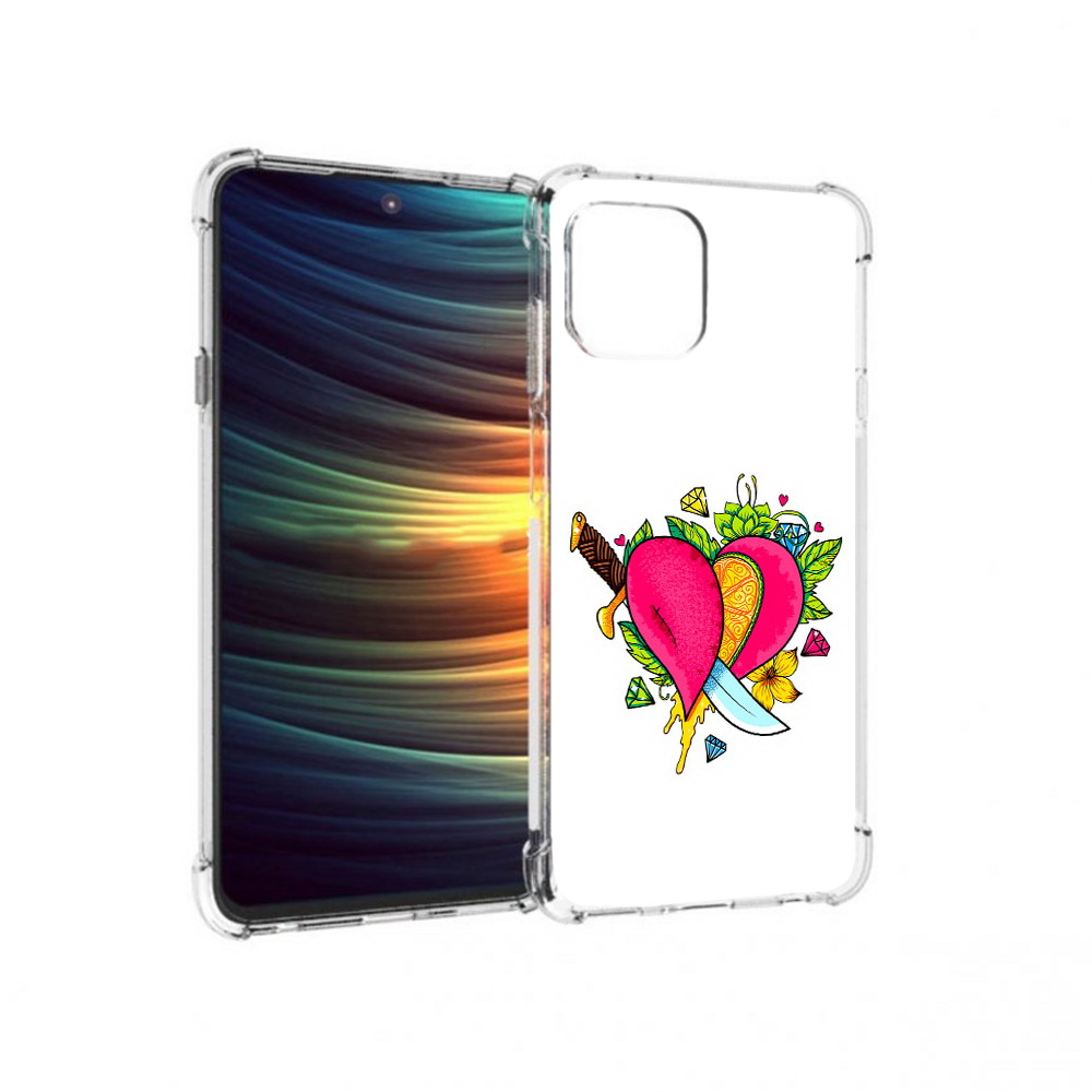 

Чехол MyPads Tocco для Motorola 20 Lite Фруктовое сердце (PT227073.348.188), Прозрачный, Tocco