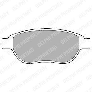 DELPHI Колодки тормпер PEUGEOT 307 16-20HDi 00- CITROEN Xsara 20HDi 02- 4651₽