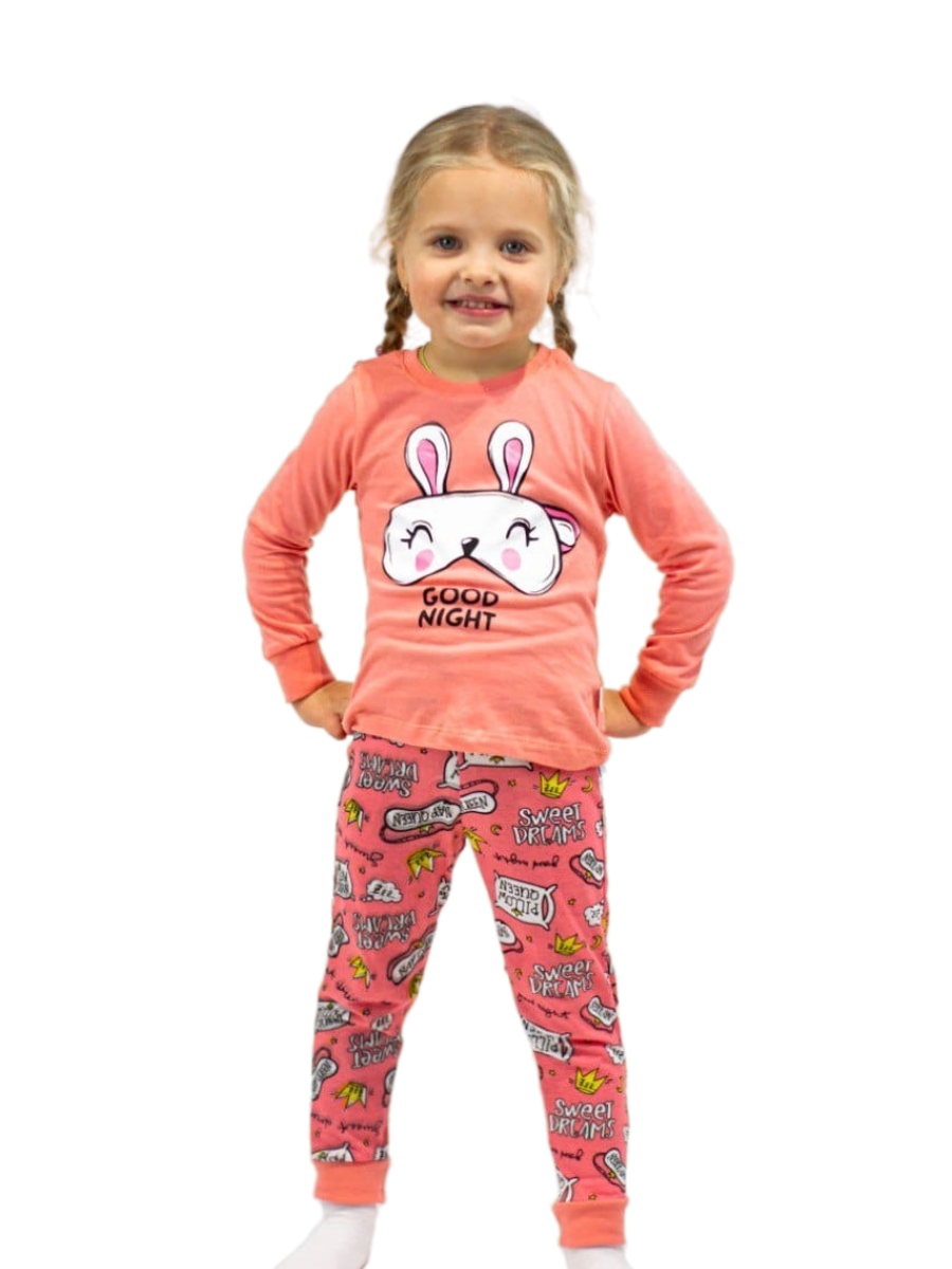 

Пижама детская Ohana market Zaika, розовый, 104, Zaika