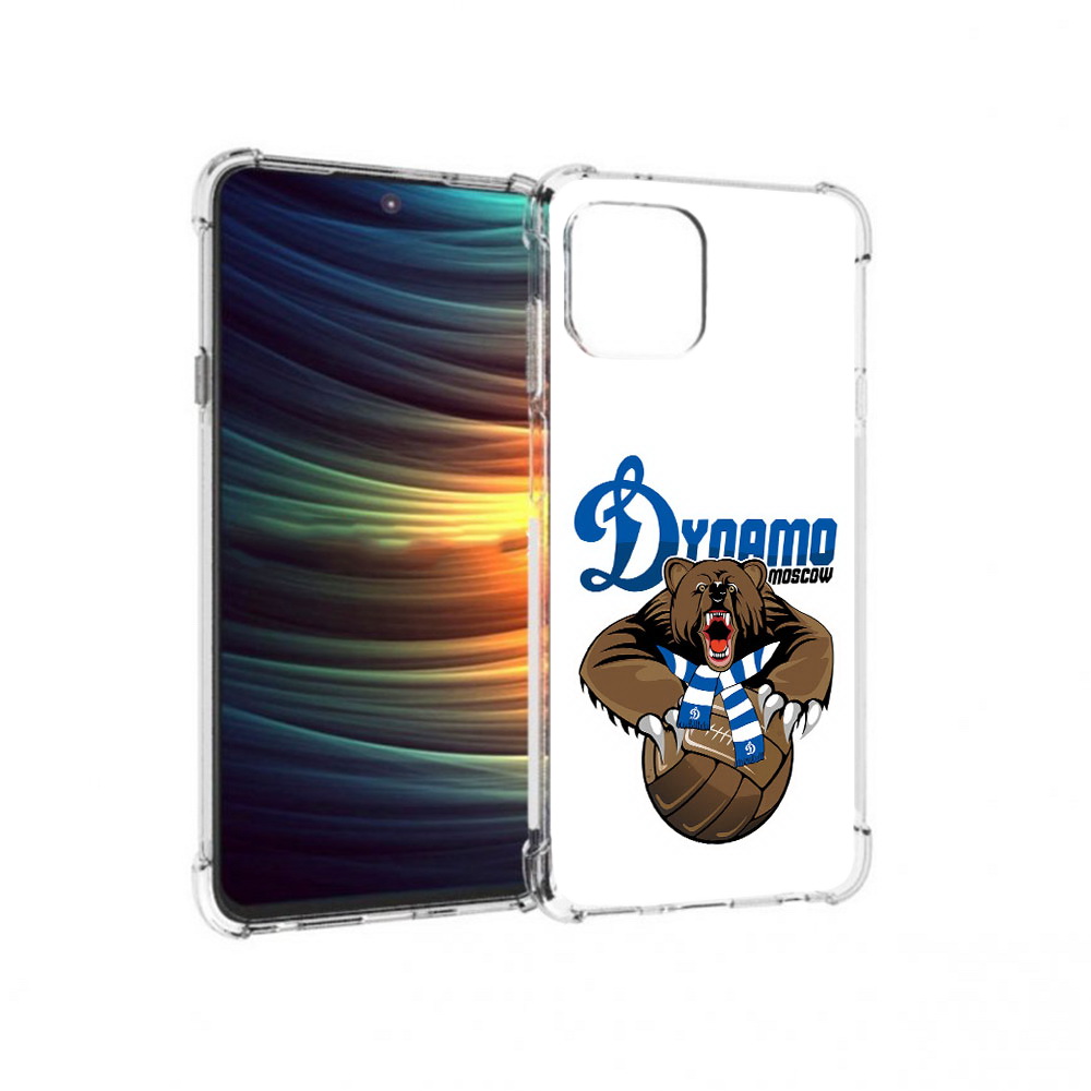 

Чехол MyPads Tocco для Motorola 20 Lite ФК Динамо медведь (PT227073.348.175), Прозрачный, Tocco