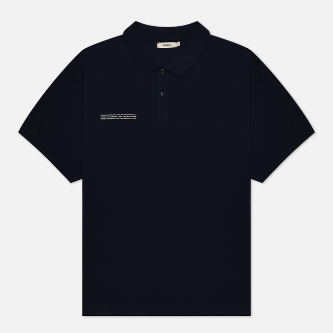 

Мужское поло PANGAIA Organic Cotton Pique синий, Размер M, Organic Cotton Pique