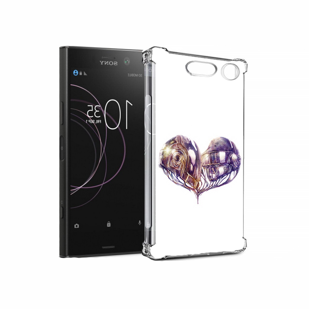 

Чехол MyPads Tocco для Sony Xperia XZ1 сердце абстракция (PT77229.221.596), Прозрачный, Tocco