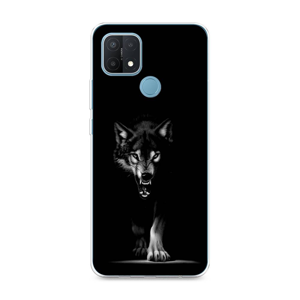 

Чехол Awog на Oppo A15 "Волк выходит из ночи", Разноцветный, 254750-1