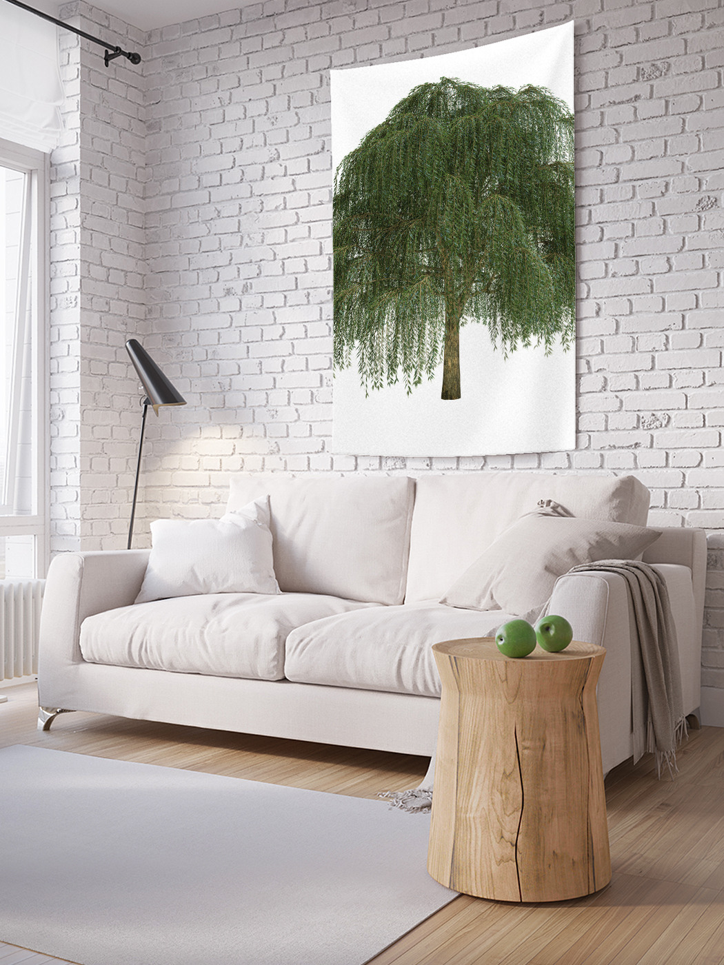 

Вертикальное фотопанно на стену JoyArty Плакучая ива 100x150 см, Плакучая ива